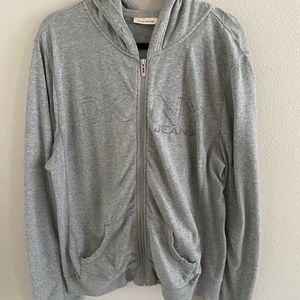 BOGO50% off Cute Zips Hoodie by DKNY in XL